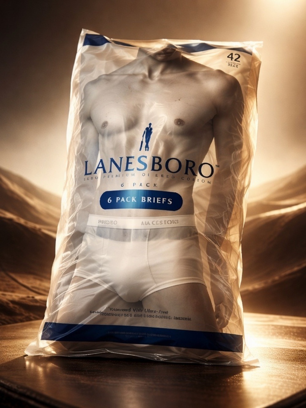 Lanesboro White Briefs 6 Pack